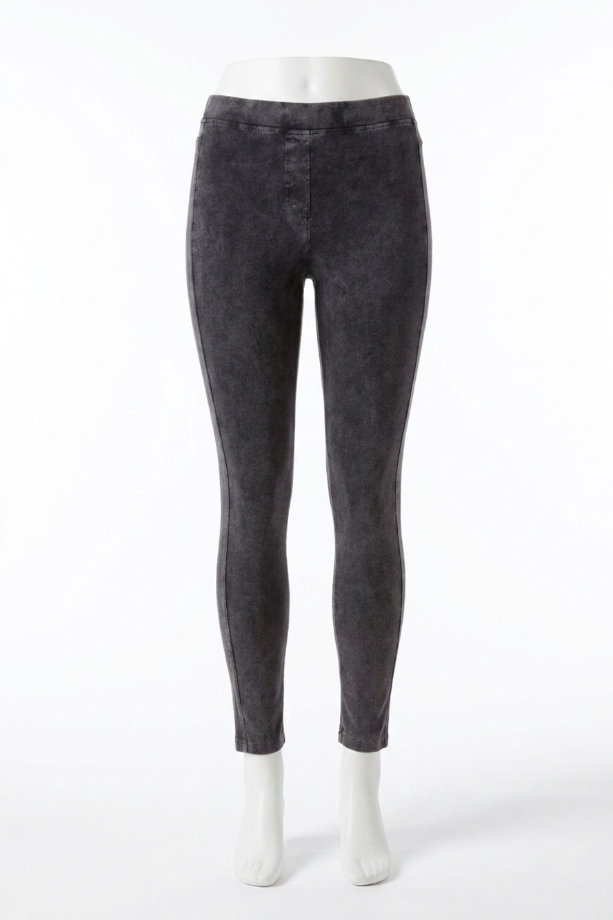 NEW ANGEL high rise jegging in dark charcoal